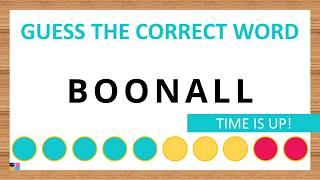 Guess the Correct Word! Unscramble in Record Time! 7 Letters | Agent Quiz