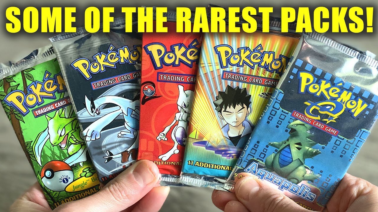 *I OPENED SOME OF THE RAREST VINTAGE PACKS!* Opening Pokemon Cards