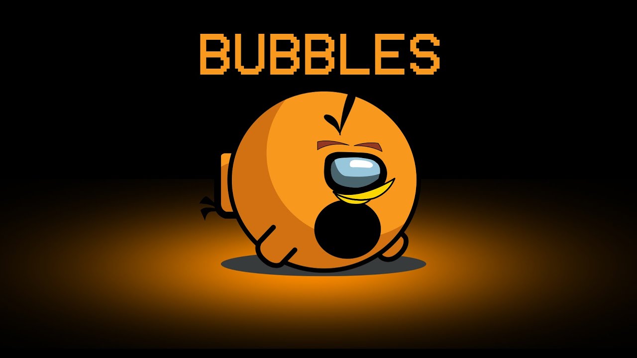 Angry Birds Bubbles (Orange) Impostor role in Among us Animation YouTube