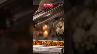 Mintage Rectangular Hydraulic Chafing Dish | Premium Buffet Food Warmer for Events