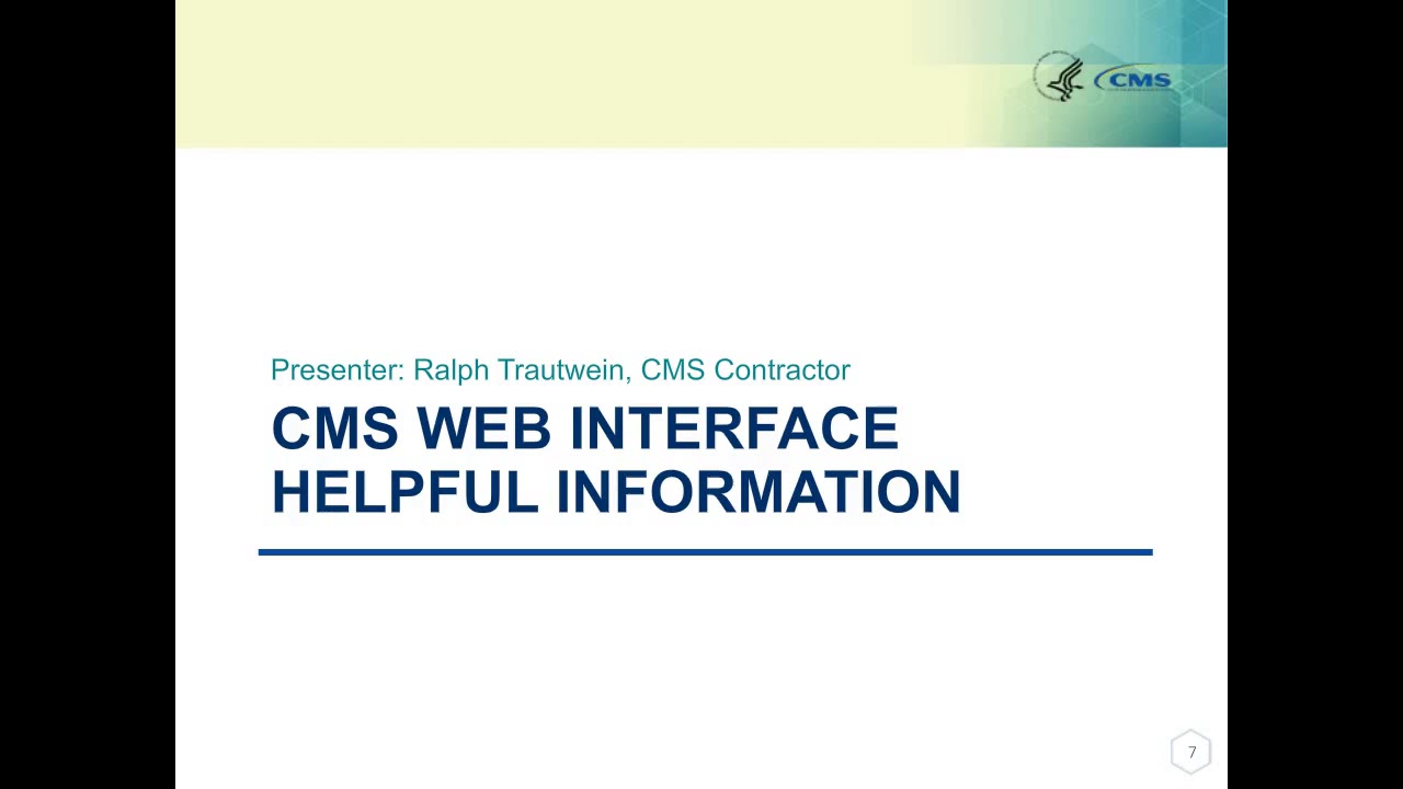 3/7 Web Interface Webinar - YouTube