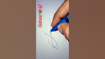 # kabeer #signature #youtube #creator #viral