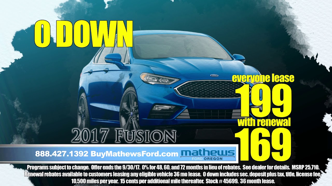 Mathews Ford Oregon "Inspiration" Toledo Ohio New Used Vehicles Sales Leasing YouTube