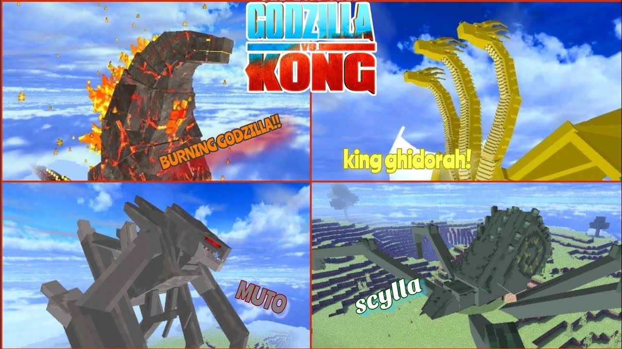 ADDON GODZILLA VS KONG RISE OF THE TITANS!! DI MCPE GILA KEREN CUY ...