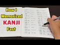 How to learn kanji fast