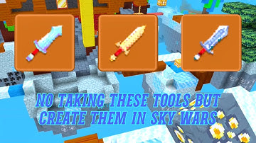 I Didn’t Take Weapons from Boxes... I CREATED Them in Sky Wars! 💎⚔️