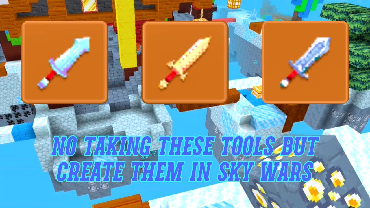 I Didn’t Take Weapons from Boxes... I CREATED Them in Sky Wars! 💎⚔️