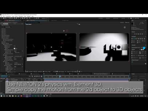 Element 3D, Newton 2, Lights and Shadows - All Video Productions Ltd