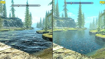 The Elder Scrolls Skyrim PS4 Vs PS3 Graphics Comparison