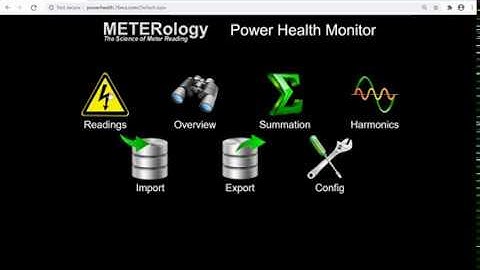 A 3 minute overview of PowerHealth, power quality monitoring software