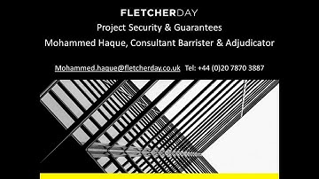 Project Security In Construction Contracts