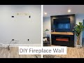 DIY Electric Fireplace With Mantle (Walk-through)
