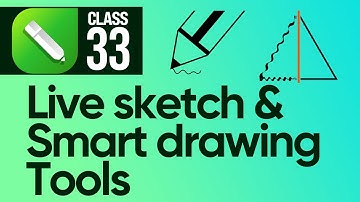 Live sketch & Smart drawing Tools in CorelDRAW 2021 Class 33 - Urdu / Hindi