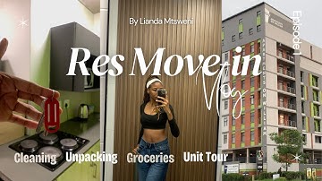UNI/RES MOVE-in VLOG : Room tour | Cleaning | Groceries | Organising | University of Pretoria | AOW