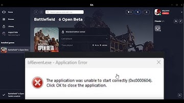 How To Fix Error The Application Was Unable To Start Correctly (0xc0000604) In Battlefield 6