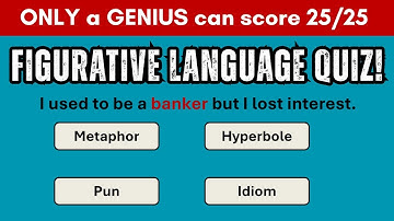 Figurative Language Challenge! | 25 Fun Questions to Test Your English Skills