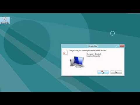 How to drag My computer and control panel shortcut on Desktop of ...