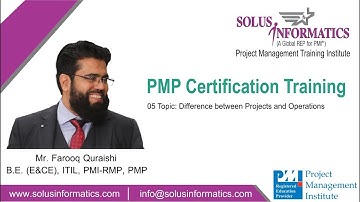 Difference between Projects and Operations