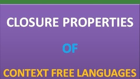 LECTURE#31| #CLOSURE #PROPERTIES OF #CONTEXT #FREE LANGUAGES| #UNION| #CONCATENATION| #HOMOMORPHISM|