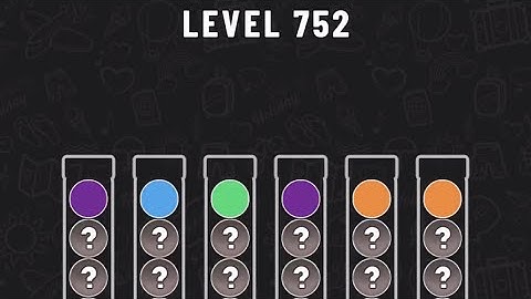 Ball Sort Puzzle Level 752 #ballsortpuzzle #ballsortpuzzlegameplay #puzzlegame #mobilegames