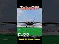 TakeOff & Landing F-22 Raptor Freewing 90mm EDF