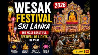 Wesak Festival Sri Lanka 2026 🇱🇰 | The Most Beautiful Festival of Lights in Asia