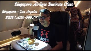 Singapore Airlines Business Class (Singapore to Los Angeles) #SQ38