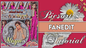Picsart fanedit tutorial for fanpages || Arora galaxy