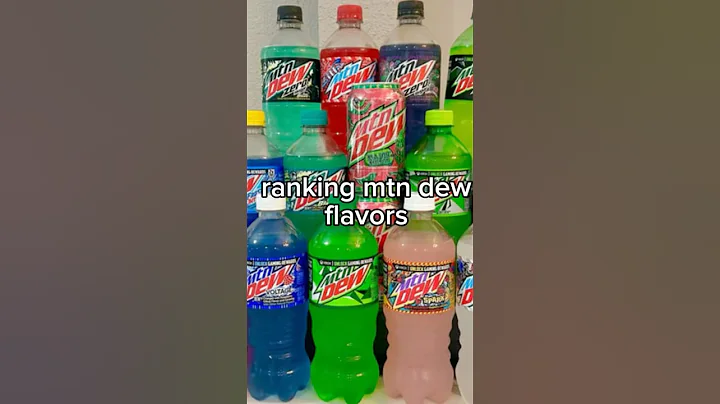 ranking best mtn dew flavors #trending #trendingshorts #fyp