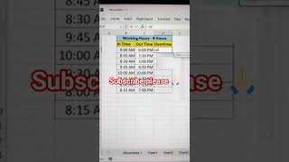 Overtime calculation in Excel like a pro 💪❤️ Want more? Subscribe & Like 🙏🏻🌹👌🏻