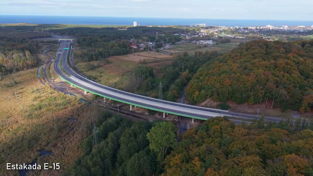 S3 Świnoujście - Troszyn przed otwarciem pełnego przekroju, październik 2025 r.