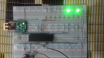 ZigBee P2P system based on two BeeClicks (Using MRF24J40MA) from MikroElektronika