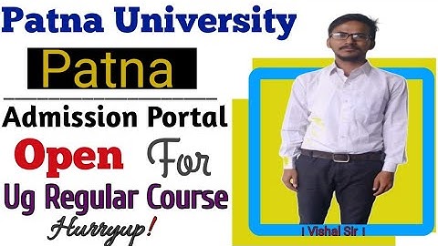 Patna University Online Application Form Fill up Released B.a/B.sc/B.com 2021Pu online #Arya Vishal