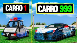 TRANSFORMEI CARROS NORMAIS em CARROS DE POLÍCIA DE DEUSES no GTA 5