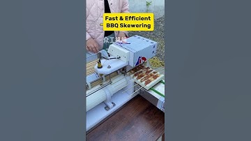 Automatic Skewer Machine!#SkewerMachine #BBQTools #AutomaticSkewer #BBQMachine #GrillTech