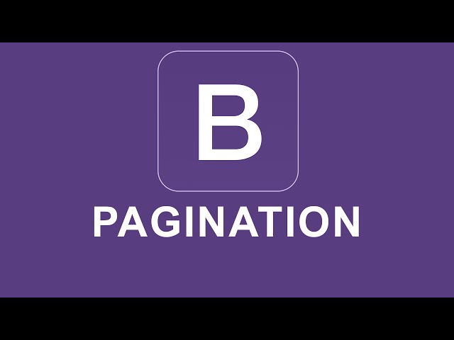 Bootstrap 4 Tutorial 42 - Pagination