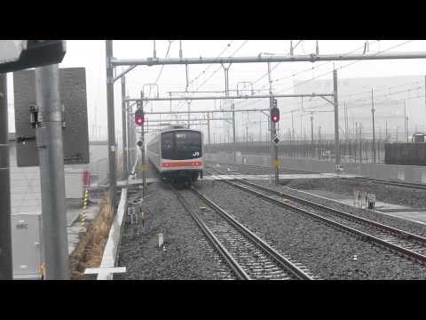 快速東京行き発車