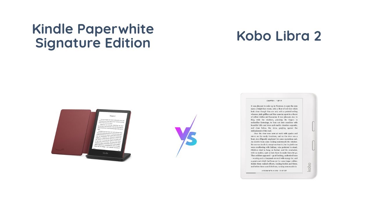 Recently bought the new kindle paperwhite signature edition then bought a  kobo Libra 2 after being irked by some things with kindle…… I only got the  kobo today and like it SO