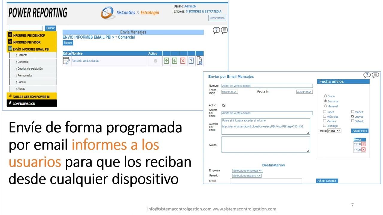 VISOR POWER BI POWER_REPORTING SCG YouTube