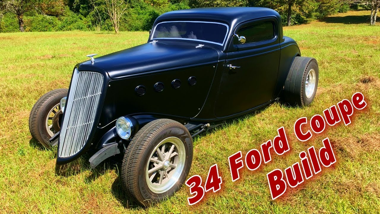 34 Coupe Hot Rod Build Now - YouTube