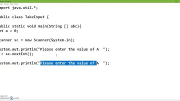 Java : Take input from Command Prompt