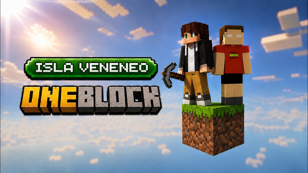 MINECRAFT ONE BLOCK pero con ARCAN4RM… ¿QUÉ PODRÍA SALIR MAL? 😂