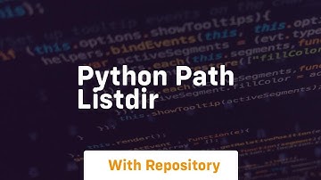 python path listdir