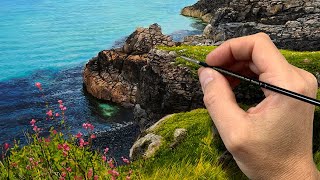 Painting the Rocks on a Cliff  Episode 206