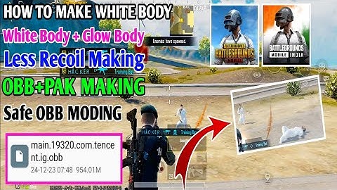 How to make pak file Pubg bgmi color body || Pubg bgmi config kaise banaye how to add color body 3.5
