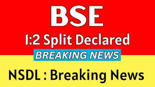 BSE सबको चौका दिया 💥 RESULTS के साथ BONUS 🔴 BSE Share Latest News • NSDL Share Latest News • BSE Q4