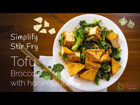 How to Stir Fry Tofu and Broccoli with Hoisin Sauce