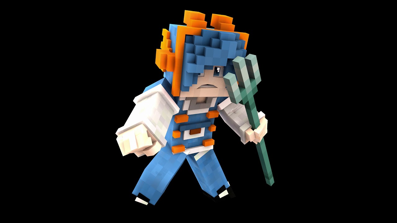 Minecraft Trident Rig C4D (Original) (OUTDATED) - YouTube