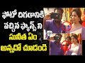 Close Selfie makes Singer Sunitha inconvenient   @ Tirumala