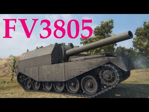 Wot Fv3805 ゆっくり実況でおくる戦車戦part257 Byアラモンド Youtube